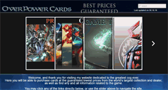 Desktop Screenshot of overpowercards.com